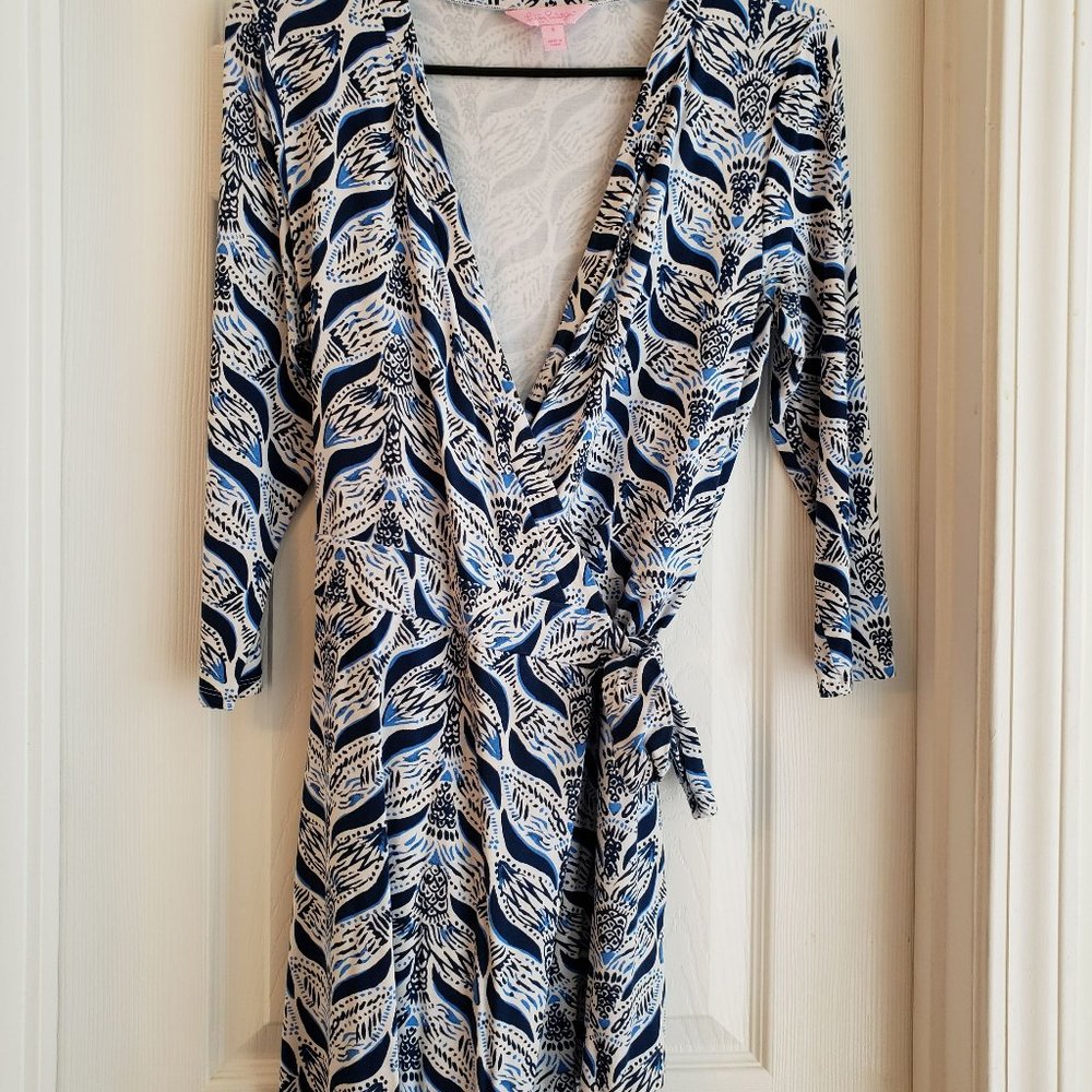 Lilly Pulitzer Karlie Wrap Romper Size S
